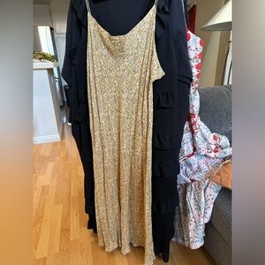 J.Crew Gwyneth Slip Dress in Yellow Floral / Size 24